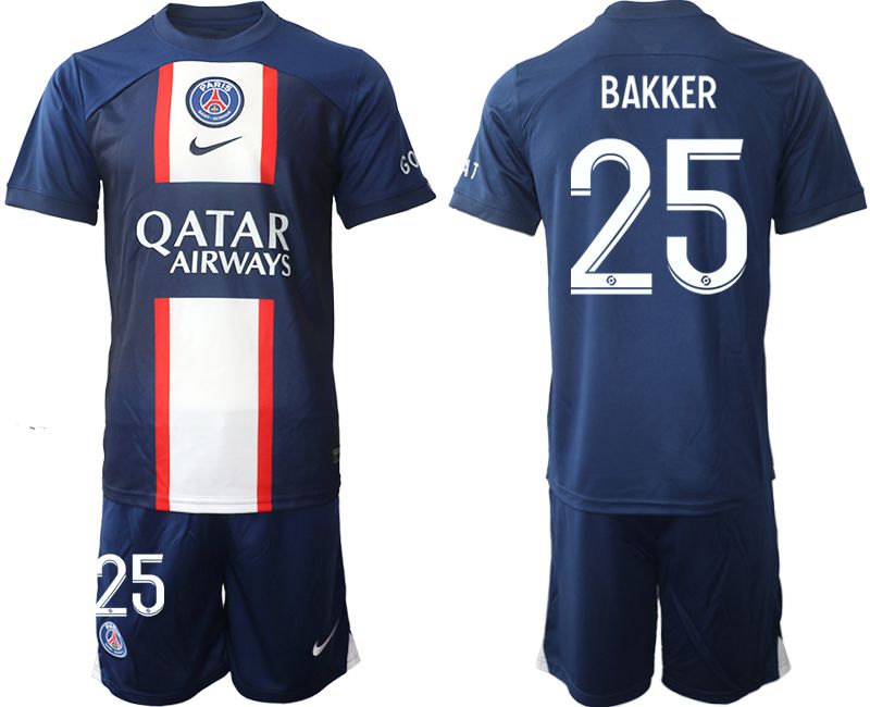 Men 2022-2023 Club Paris St German home blue #25 Soccer Jerseys->paris st german jersey->Soccer Club Jersey